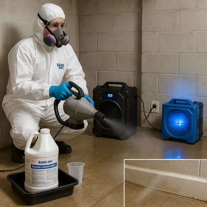 Sanitization and Odor Removal process in La Mesilla, NM