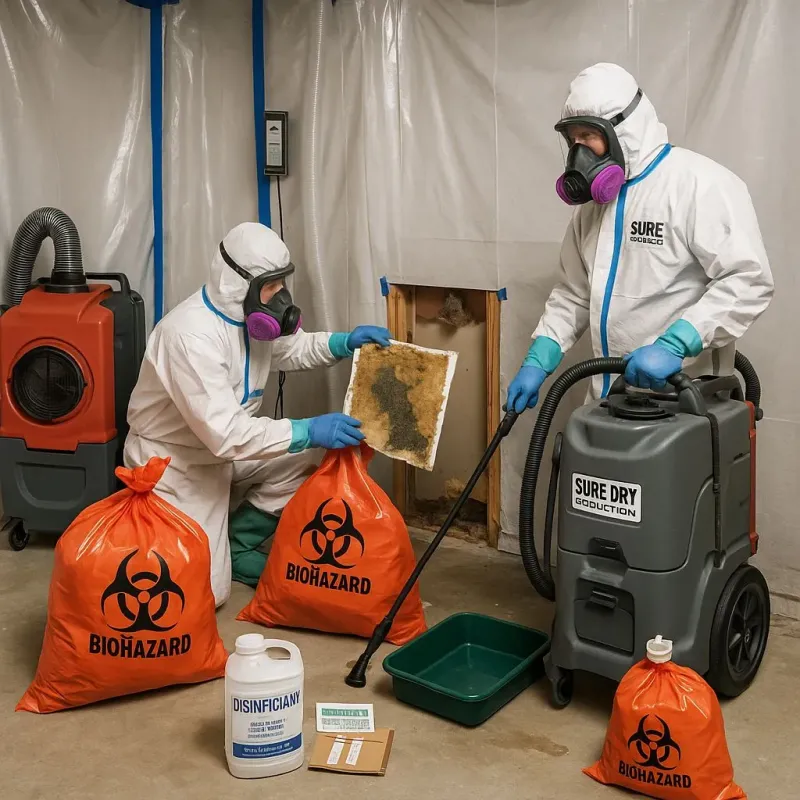Contaminated Water Handling Protocols process in La Mesilla, NM